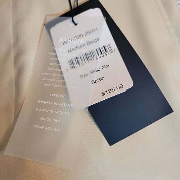 Mizzen + Main Baron Chino Pants (Size 30W/32L) - Picture 5 of 6